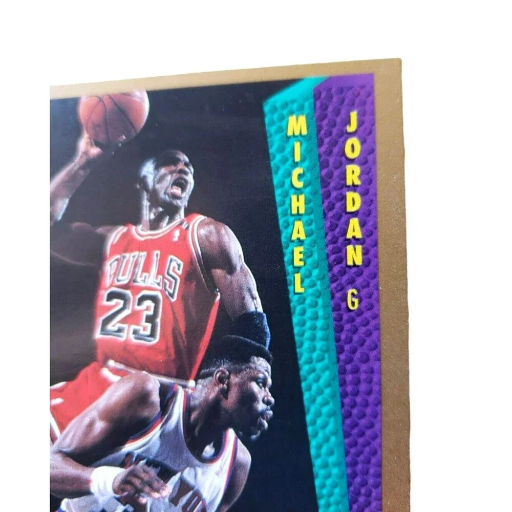 1992-93 Fleer MICHAEL JORDAN SLAM DUNK NBA Basketball Card 273 Chicago Bulls HOF
